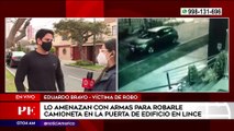 Roban camioneta a hombre frente a edificio en Lince | Primera Edición (HOY)