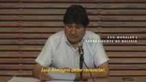 Morales afirma que Luis Almagro debe renunciar a la OEA