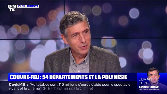 Couvre-feu: pour le Pr Caumes, on court après le virus, ce sont des mesures indispensables