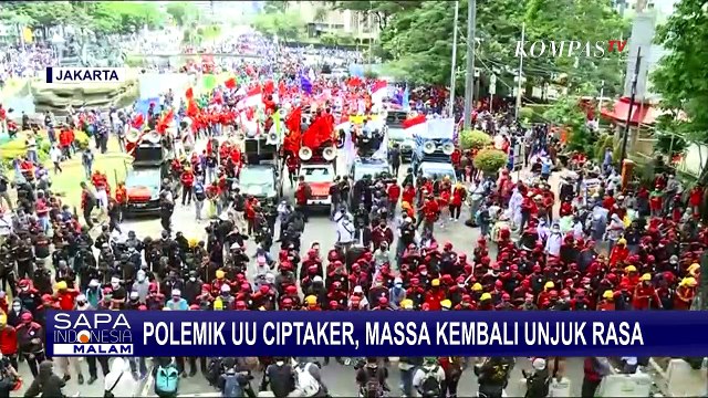 Polemik UU Cipta Kerja Masih Terus Berlanjut, Massa Kembali Gelar Aksi Demo