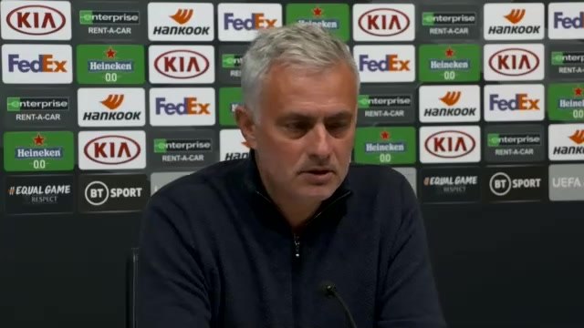 Mourinho post LASK Europa League