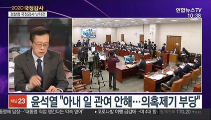 [뉴스포커스] 윤석열 작심 반격…국정감사장 초유의 난타전