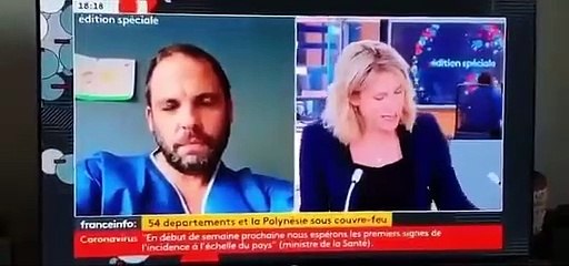 La COLERE de Dr Arnaud Chiche médecin anesthésiste réanimateur à la polyclinique Hénin Beaumont la journaliste était obligée de le couper!