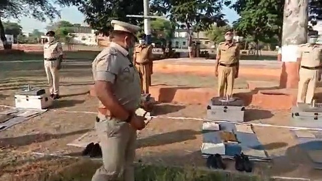 शाजापुर: होम गार्ड लाइन में परेड और वार्षिक निरीक्षण का आयोजन