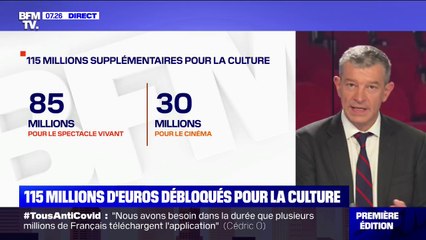 Descargar video: 115 millions d'aides supplémentaires vont être débloqués pour la culture