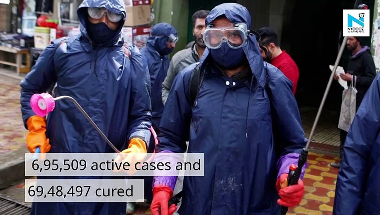 COVID-19 update: With 54,366 new cases, India's tally reaches 77,61,312
