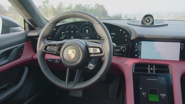 The new Porsche Taycan 4S Interior Design