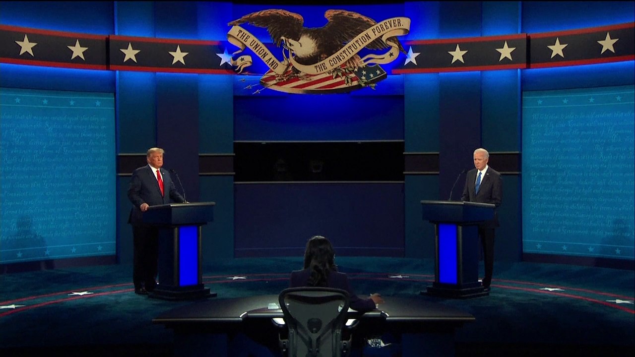 Pandémie, immigration, changement climatique... au coeur de l'ultime débat Trump/Biden