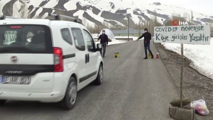 Köylülerden Kovid 19 Nöbeti! Köyü Giriş Çıkışlara Kapattılar