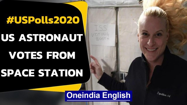 US Polls 2020: US Astronaut Kate Rubins votes from International Space Station|Oneindia News