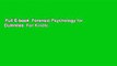 Full E-book  Forensic Psychology for Dummies  For Kindle
