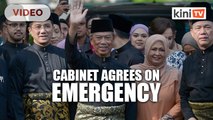 PM to seek royal consent after cabinet agrees on emergency