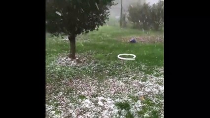Châteauroux touchée par un orage de grêle ! 23 Octobre 2020