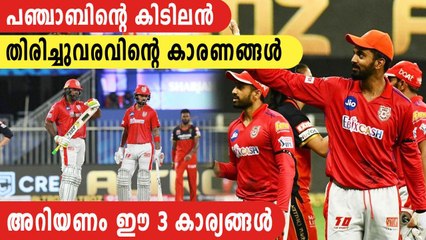 IPL 2020: Three Factors That Paved Way For KXIP comeback | Oneindia Malayalam