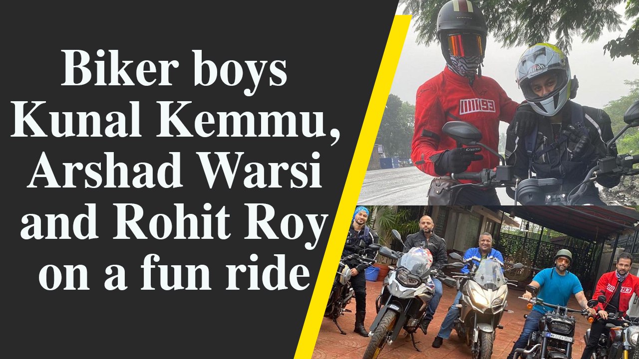 Biker boys Kunal Kemmu, Arshad Warsi and Rohit...