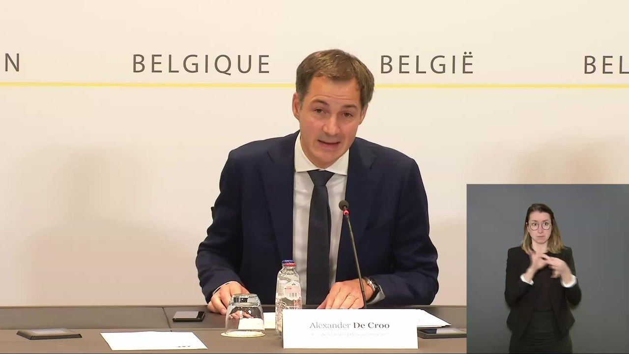 Coronavirus: nous traversons une situation de crise nationale (Alexander De Croo)