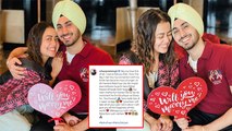 Rohanpreet Writes A Beautiful Love Note For Neha Kakkar