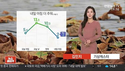 下载视频: [날씨] 내일 오늘보다 추워…서울 2도·대관령 -4도