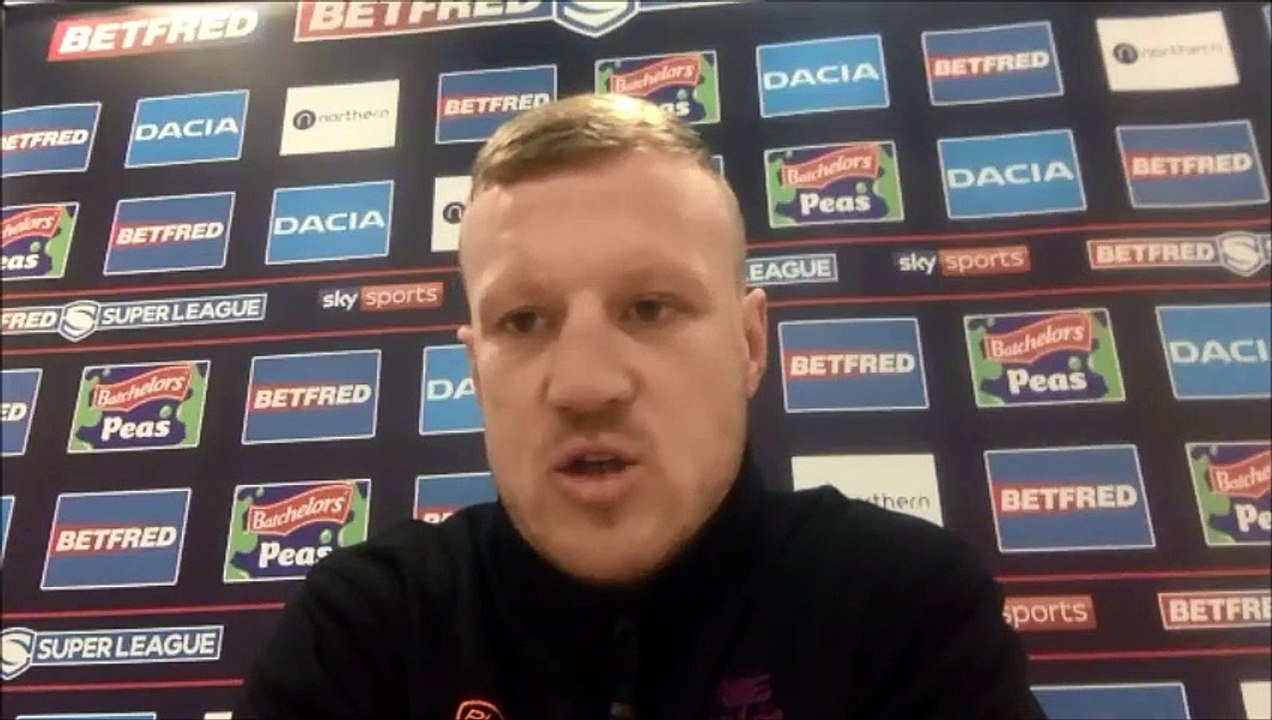 Huddersfield Giants' Luke Robinson after 18-14 loss against Wakefield Trinity