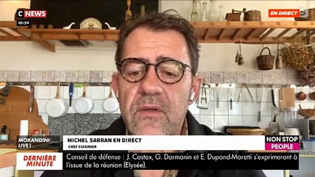 EXCLU - Coronavirus: Le chef Michel Sarran annonce dans Morandini Live sur CNews la fermeture de son restaurant à Toulouse - VIDEO