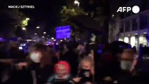 Demonstration at Poland Law and Justice Party offices after abortion ruling