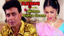 Aadmi Movie Rishta Scene | Aadmi (1993) | Mithun Chakraborty | Gautami | Bollywood Hindi Movie Scene | Aadmi Romantic Scene
