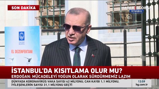 Cumhurbaşkanı Erdoğan'dan 'Karabağ' açıklaması: Rusya kadar, barış içinde yer alma hakkımız var