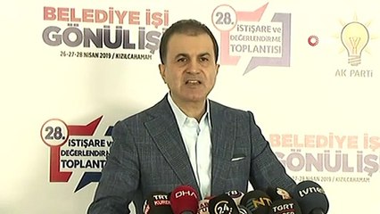 AK Parti Sözcüsü Çelik: “İhraç Kendi Süreci İçinde Gerçekleşecek”