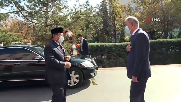 Milli Savunma Bakanı Akar, Endonezya Savunma Bakanı Subianto ile buluştu