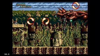 Atomic Runner Chelnov (Genesis/Sega Mega Drive) All Bosses (No Death)