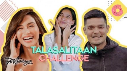 ArtisTambayan: Jennylyn, Dingdong, and Jasmine take on the 'Talasalitaan' challenge!