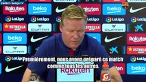 Ronald Koeman se méfie de la bête Real Madrid blessée