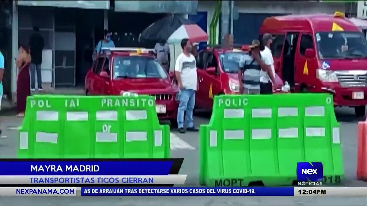 Transportistas ticos cierran la frontera de Paso Canoas - Nex Noticias