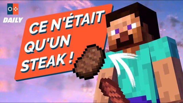 CENSURE du perso MINECRAFT de SMASH BROS. ULTIMATE... À cause d'un STEAK ? - JVCom DAILY