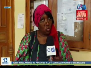 RTG - Remise du manuel national des procédures de lutte contre les violences en milieu scolaire