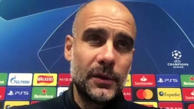 Football - Champions League - Pep Guardiola after Manchester City 3-1 FC Porto