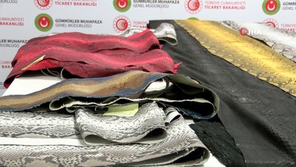 İstanbul Havalimanı'nda Yakalanan Yılan Derilerinin Değeri 320 Bin TL