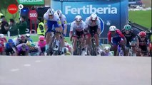 Sam Bennett 50  MPH Sprint! | Vuelta a España Stage 4