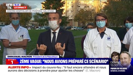 Emmanuel Macron sur le coronavirus: "On se projette au mieux jusqu'à l'été prochain"