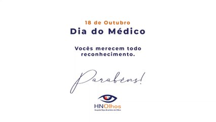 Feliz Dia do médico