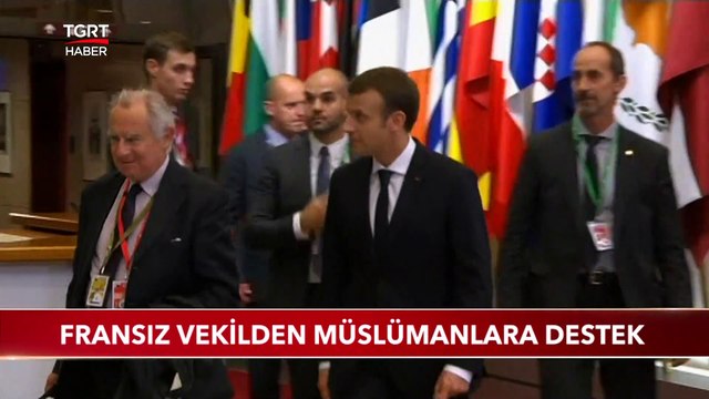 Fransız Vekilden Müslümanlara Destek