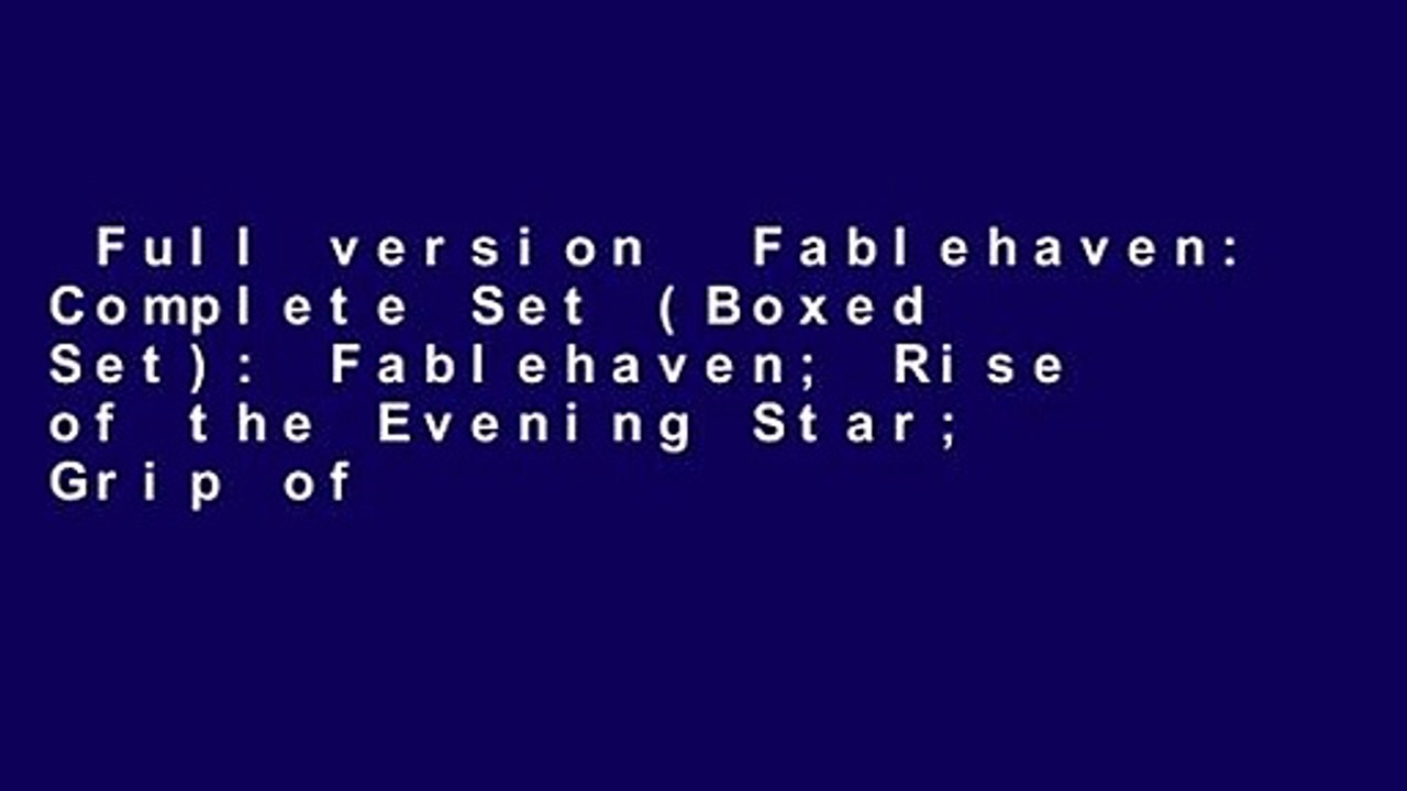 Full version  Fablehaven: Complete Set (Boxed Set): Fablehaven; Rise of the Evening Star; Grip of
