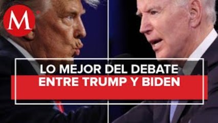 Así fue el último debate de Trump y Biden