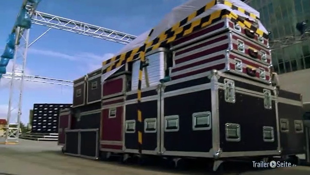 Der gigantische Aufbau zur Men In Black 3 Premiere