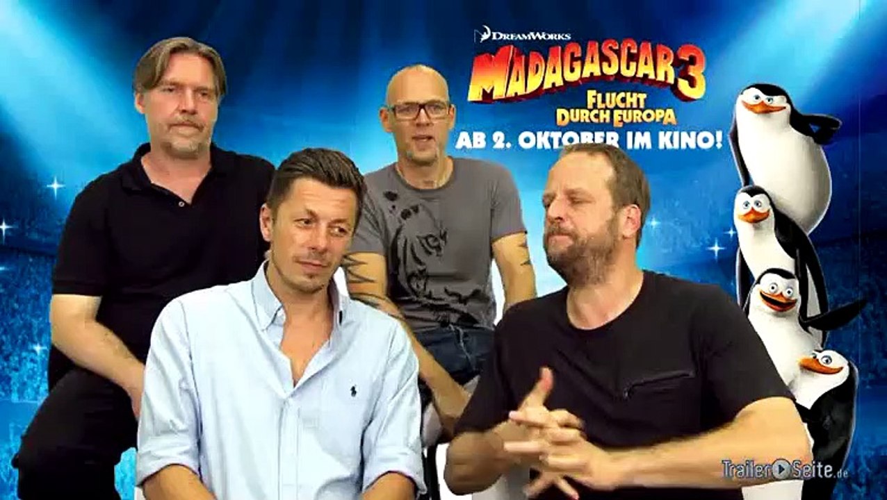Die Fantastischen Vier Interview zu Madagascar 3