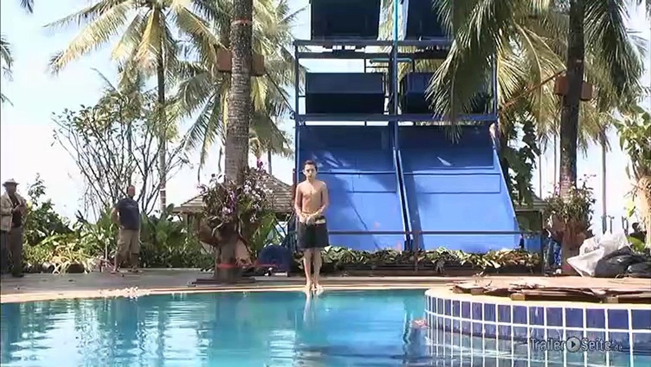 Backstage Blick zu The Impossible