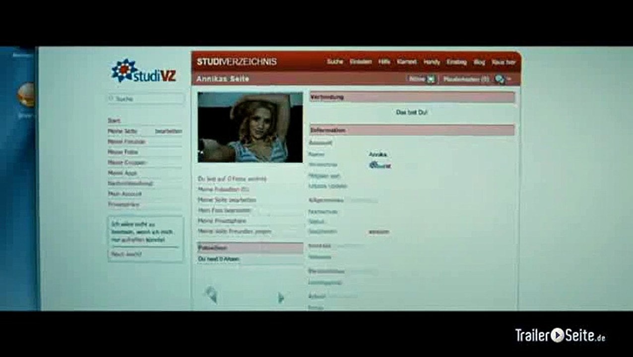 Ausschnitt aus Zimmer 205: Annikas Tagebucheinträge