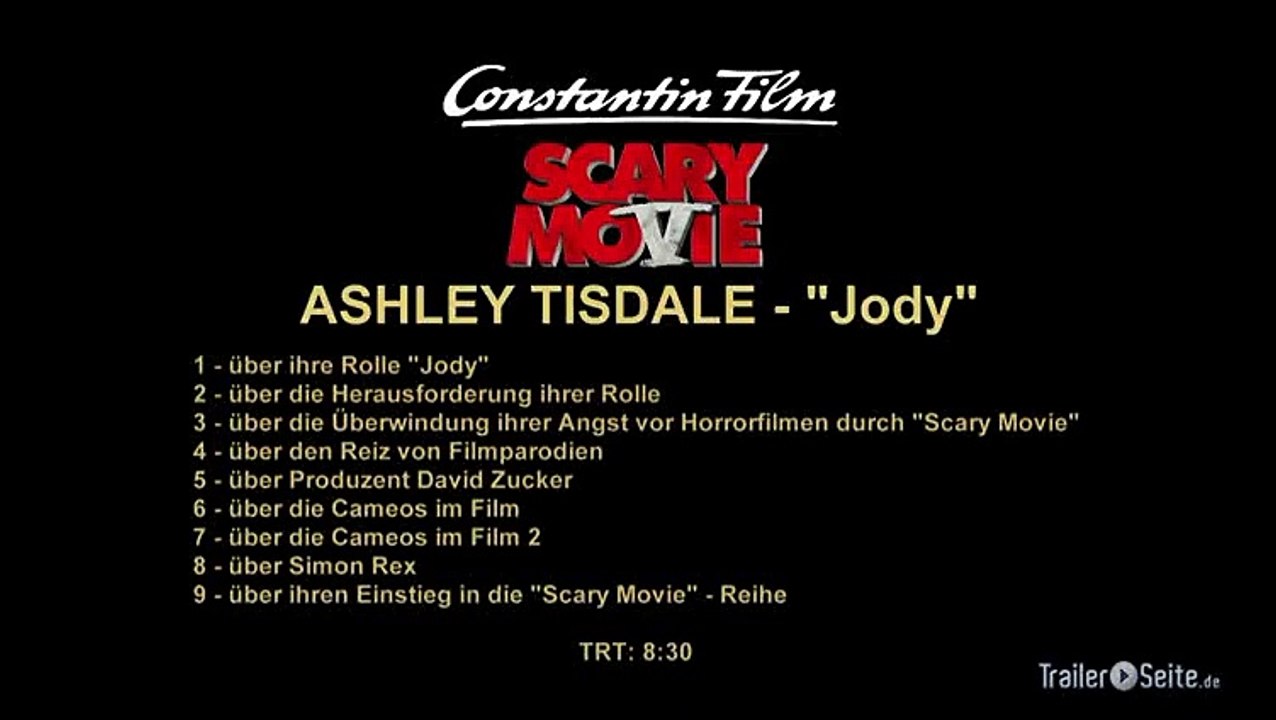 Ashley Tisdale Interview zu Scary Movie 5
