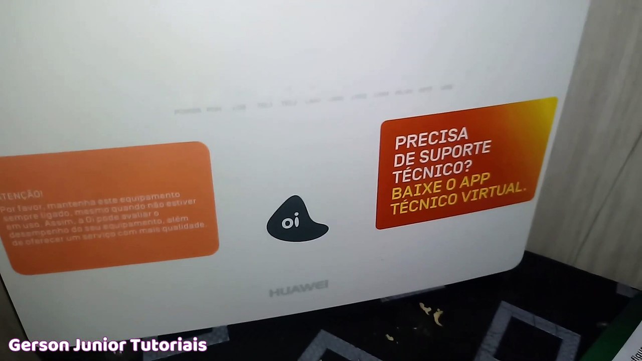 Oi Fibra - Como mudar senha do wi-fi