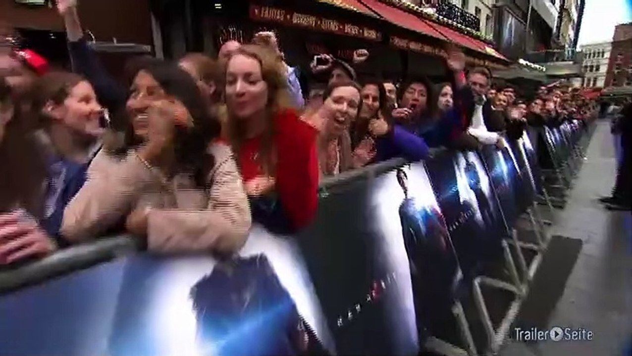 Highlights der man of steel premiere in london
